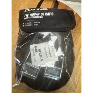 DaKine 12' Tie Down Straps - Surf Accessories - Black